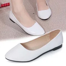 Новая женская обувь; балетки на плоской подошве; женская обувь на плоской подошве; повседневные однотонные лоферы с резиновой подошвой