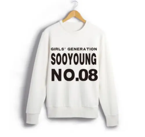 Mainlead Поколение KPOP девочек SNSD TaeYeon Yoona Толстовка Sweatershirt пуловер - Цвет: SOOYOUNG