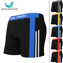 Купальный костюм Мужская одежда для пляжа шорты для плавания Лето быстросохнущие зимние плавки для серфинга дышащие плавки для плавания Лоскутные размера плюс