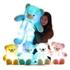 1pc Big Light Up LED Teddy Bear Plush Toy Colorful Stuffed Animals Glowing Luminous Bears Dolls Pillow Gifts for Kids Girls 1