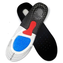 Free Size Unisex Orthotic Arch Support Sport Shoe Pad Sport Running Gel Insoles Insert Cushion for Men Women
