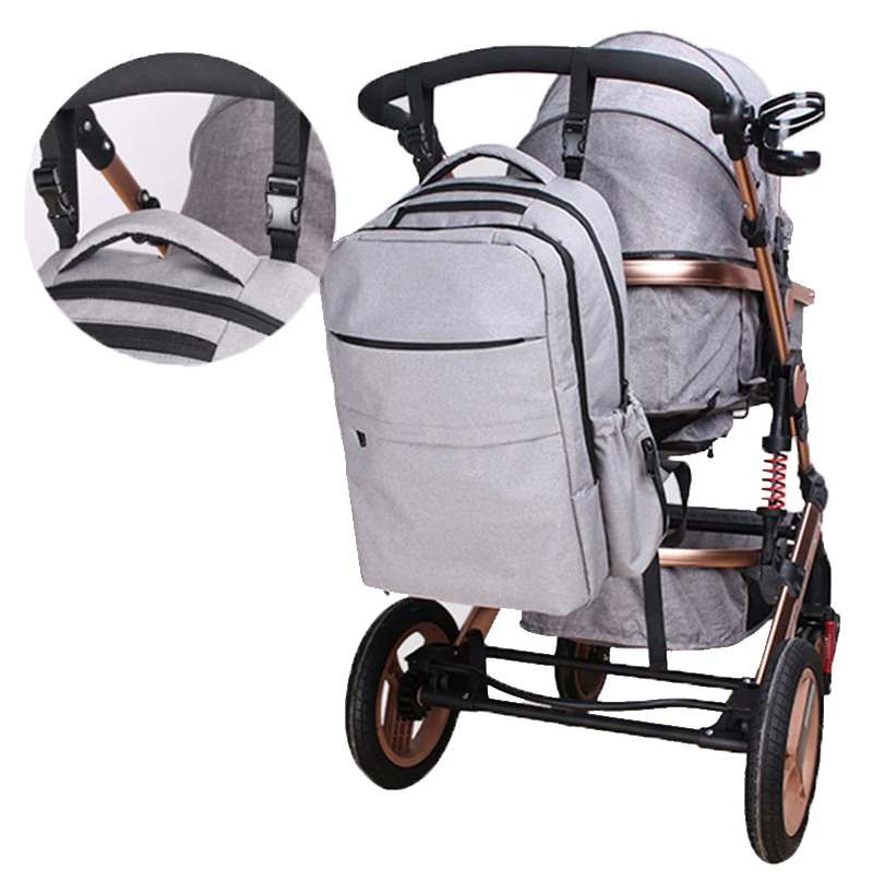 Baby Diaper Bag Multifunction Mommy Nappy Backpack Large Capacity Fashion Oxford Back Pack Milk Bottle Warmer Organizer BB6044 (17)