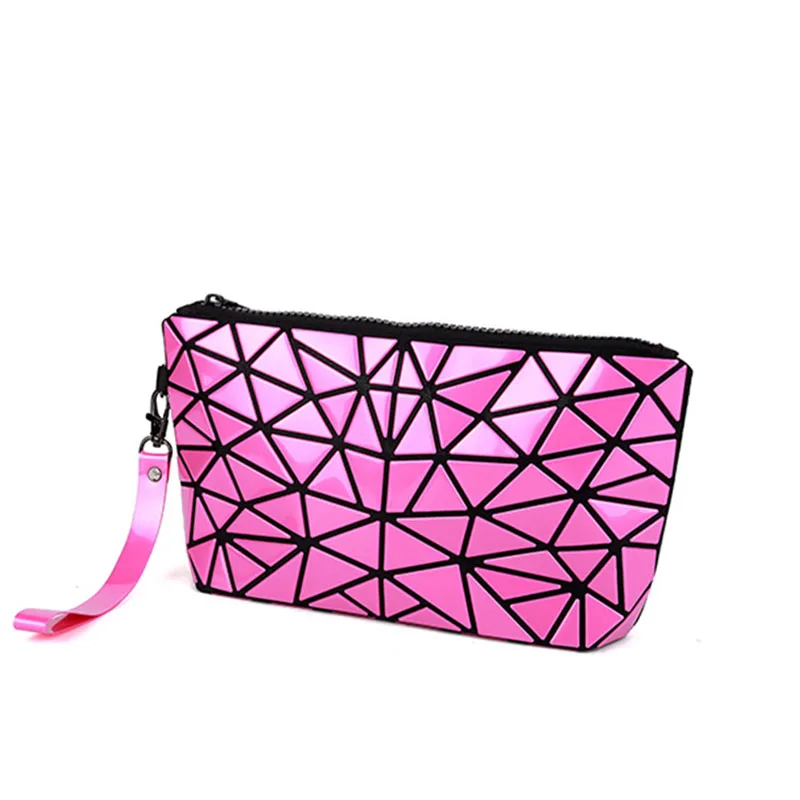 

Multifunctional Ladies Cosmetic Bag Geometric Folding make up Bag Ladies Clutch Bags Fashion Wash Bag