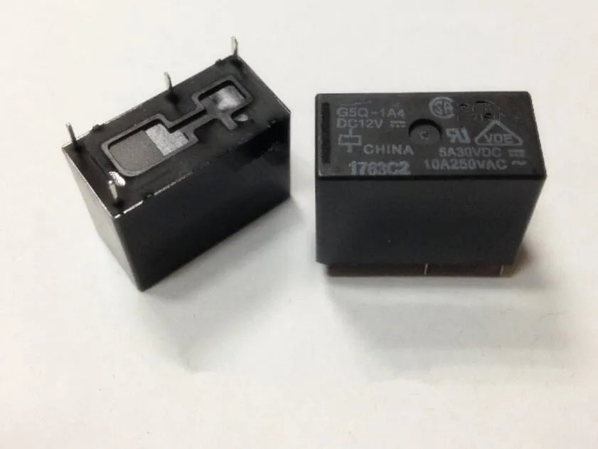

10PCS/lot Power relay G5Q-1A4-DC12V 10A 4PIN A group of normally open