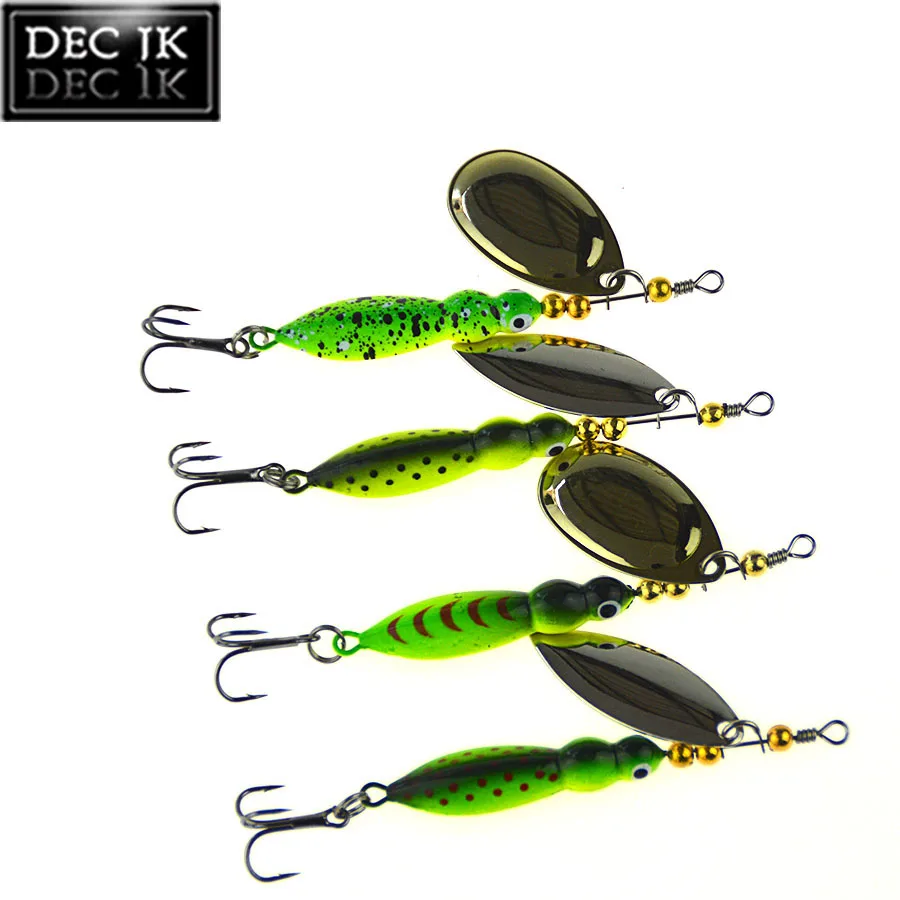 4PCS Metal Sea Fishing Lure Spinners Pike Spoon Artificial Baits Peche Fake Spinnerbait Tackle Trout Hard Bait Kit Hooks China (12)