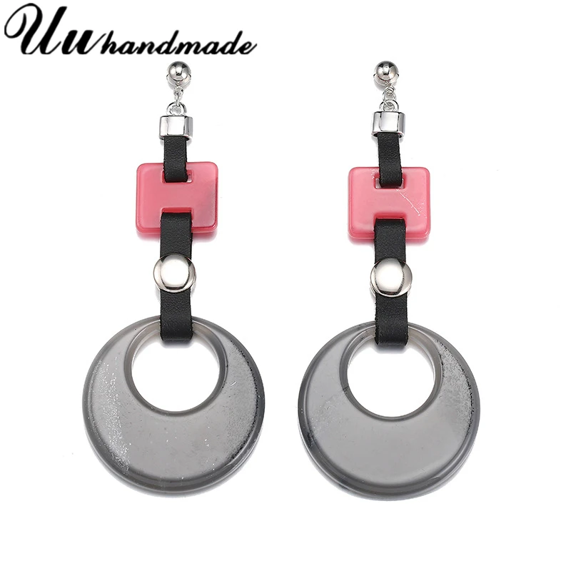 Fashion jewelry Acrylic earrings wholesale customized MOQ 120 pairs