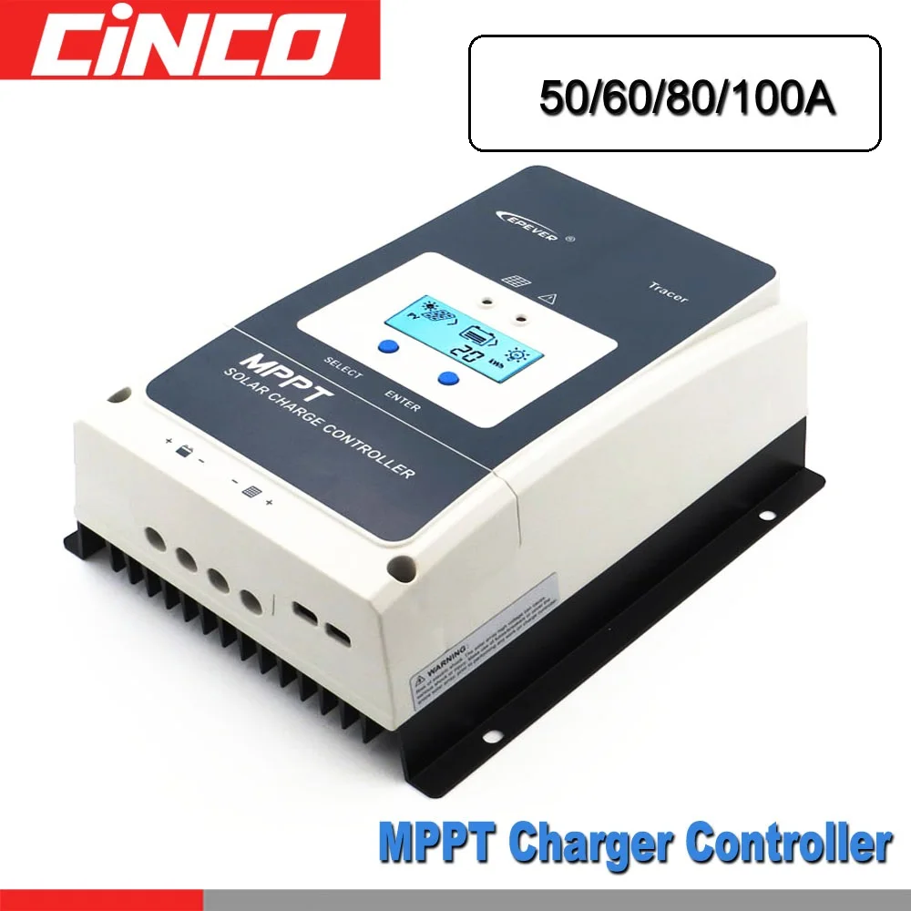 

100A 80A 60A 50A 40A 30A 20A Tracer EPSOLAR MPPT Solar charge Controller MT50 WIFI bluetooth RTS300R47K3.81A CC-USB-RS485-150U