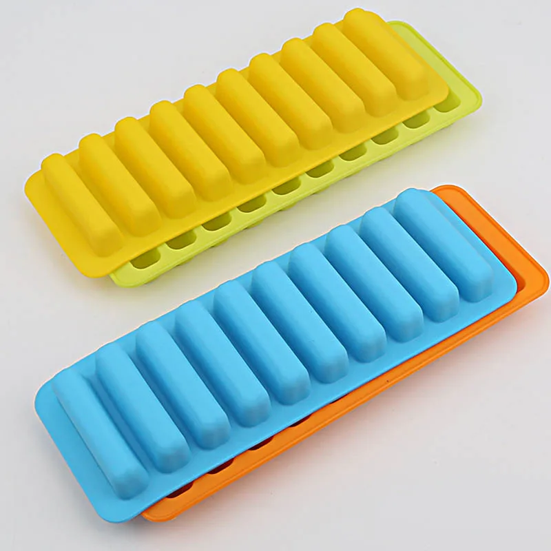 1 Piece New Silicone Cylinder Ice Cube Tray Freeze Mould Pudding Jelly