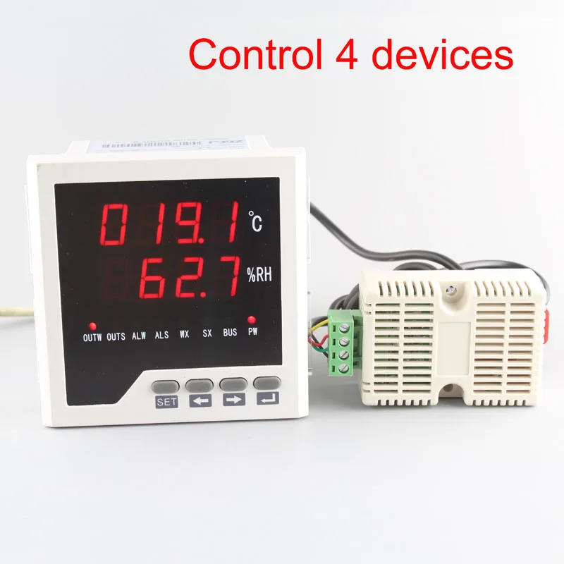 Big size 96*96mm can connect 4 device intelligent temperature and