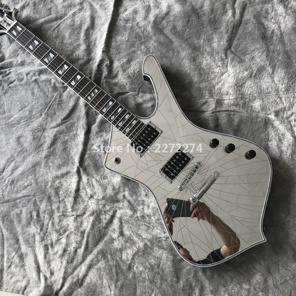 

Top Quality Factory Customized Paul Stanley Mirror Crack Electric Guitar