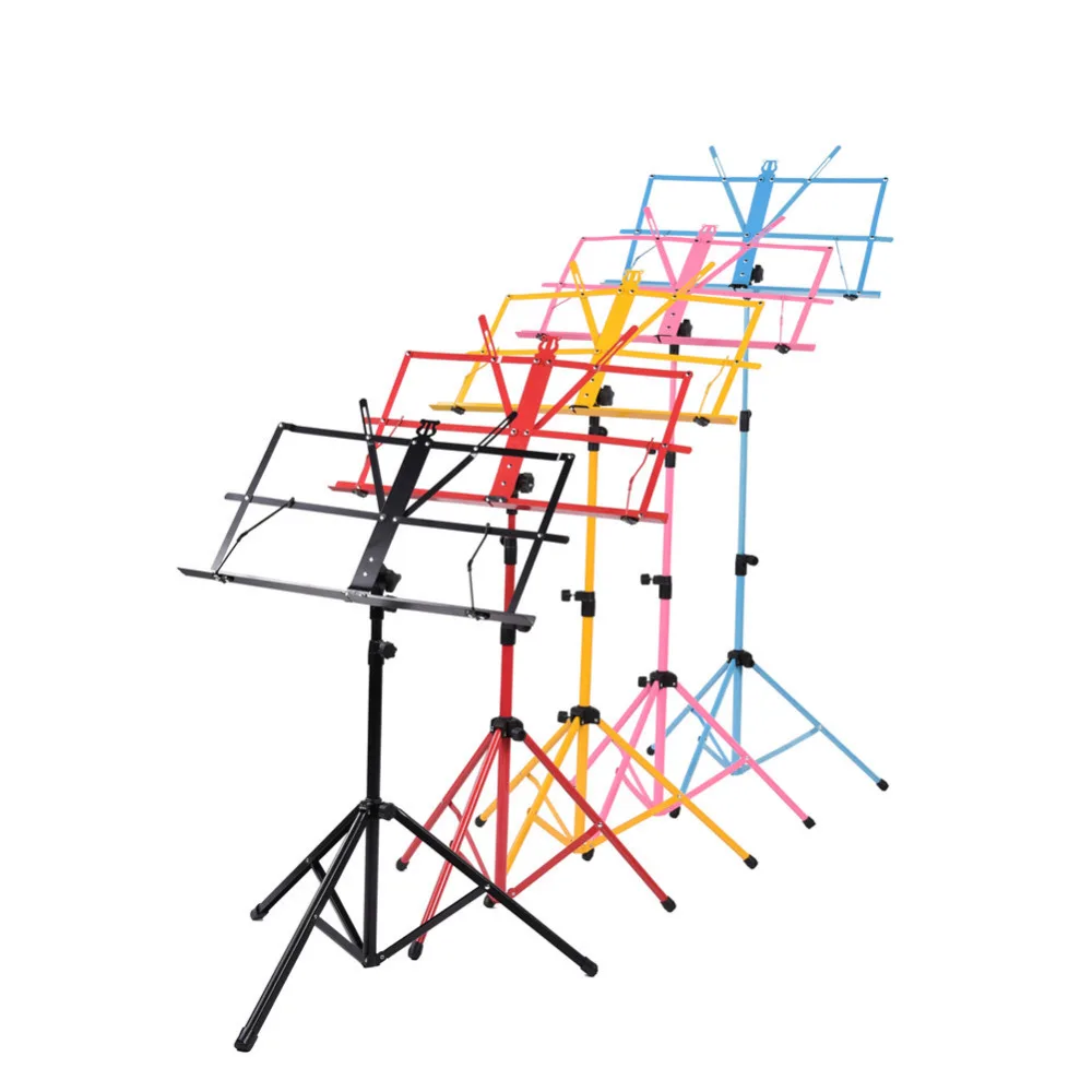 Фортепиано часть складной музыкальные строки инструмент Стенд Регулируемый Цвет старший небольшой пюпитр Цвет складывающиеся стойки
