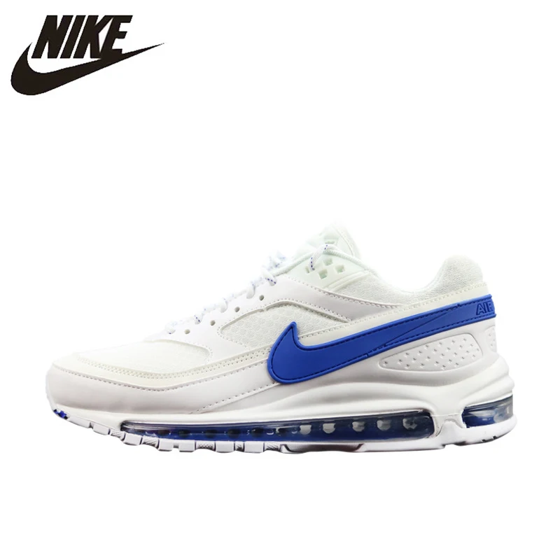 

Nike Air Max 97 BW X Skepta Men's Running Shoes, White & Red, Shock Absorbing Lightweight Breathable Non-slip AO2113 100