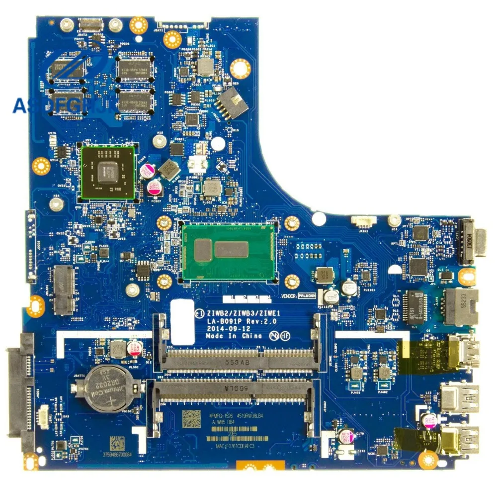 Оригинальный Для Lenovo B50-80 Материнская плата ноутбука LA-B091P i7-5500U SR23W RADEON R5 M330