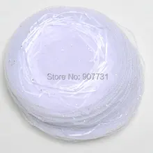 400 шт. 26 см/10 дюймов круглого сечения диаметром свадебная сумочка из органзы кошелек; подарочная сумочка мешок для сладостей