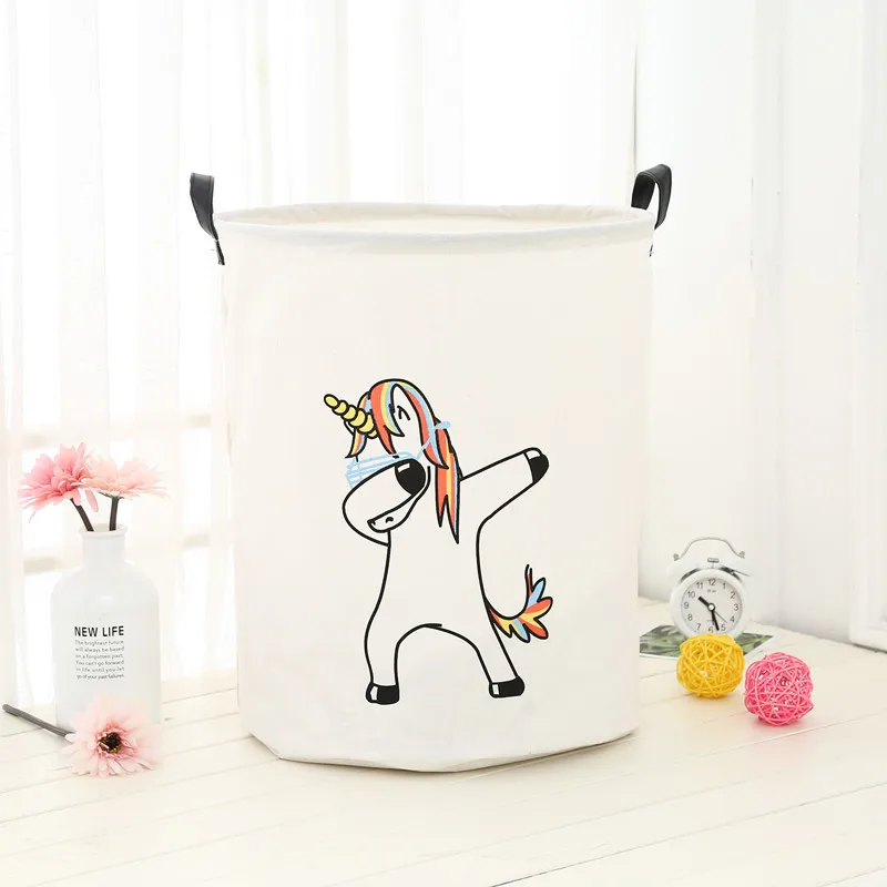 

Collapsible Laundry Basket Large Hamper Folding Washing Dirty Clothes Bag Linen Toy Storage Box Handle Foldable Basket Organizer
