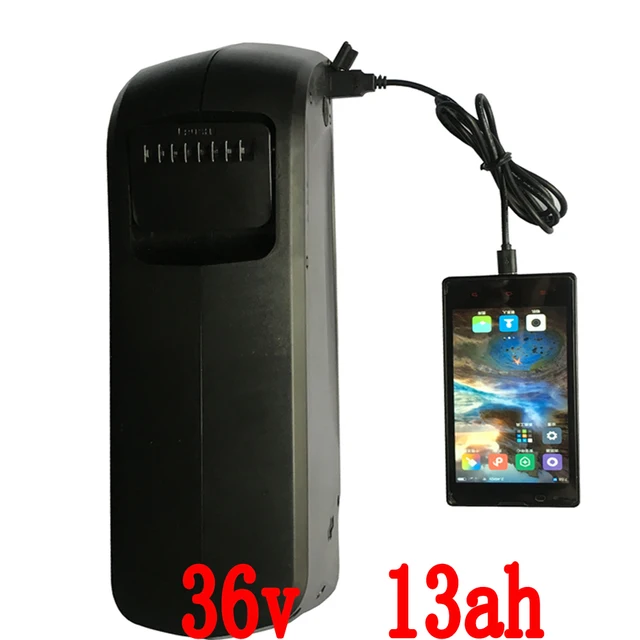 Cheap Europe No Tax Newest 36v 13ah bottle battery pack electric bike lithium battery e-bike battery + Charger/Samsung battery pack