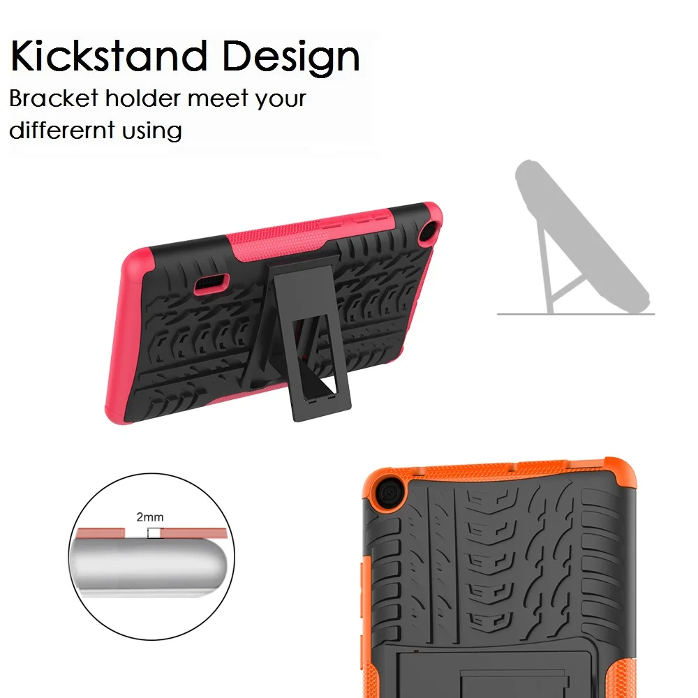 High Duty Coque for Huawei Mediapad T3 7'' Case WiFi BG2-W09 Silicon Shockproof for Huawei T3 7 inch Stand Cover (4)