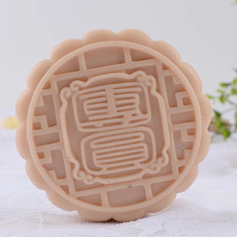 Mooncake Мыло плесень с китайским рисунком DIY ручной работы шоколадные формы мыло