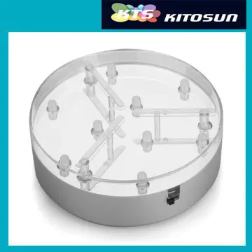 KITOSUN лакированной Дизайн супер центральным Освещение! (10 шт./лот) 3aa Батарея работает 9 белый светодиод 4 дюйма под ваза свет База