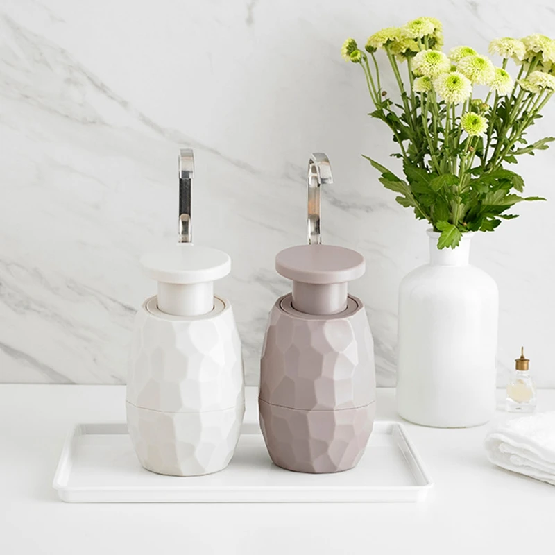 

400Ml Creative One-Hand Soap Dispenser Facial Cleanser Shower Gel Bottle Environmentally Friendly For Home Hotel Bathroom
