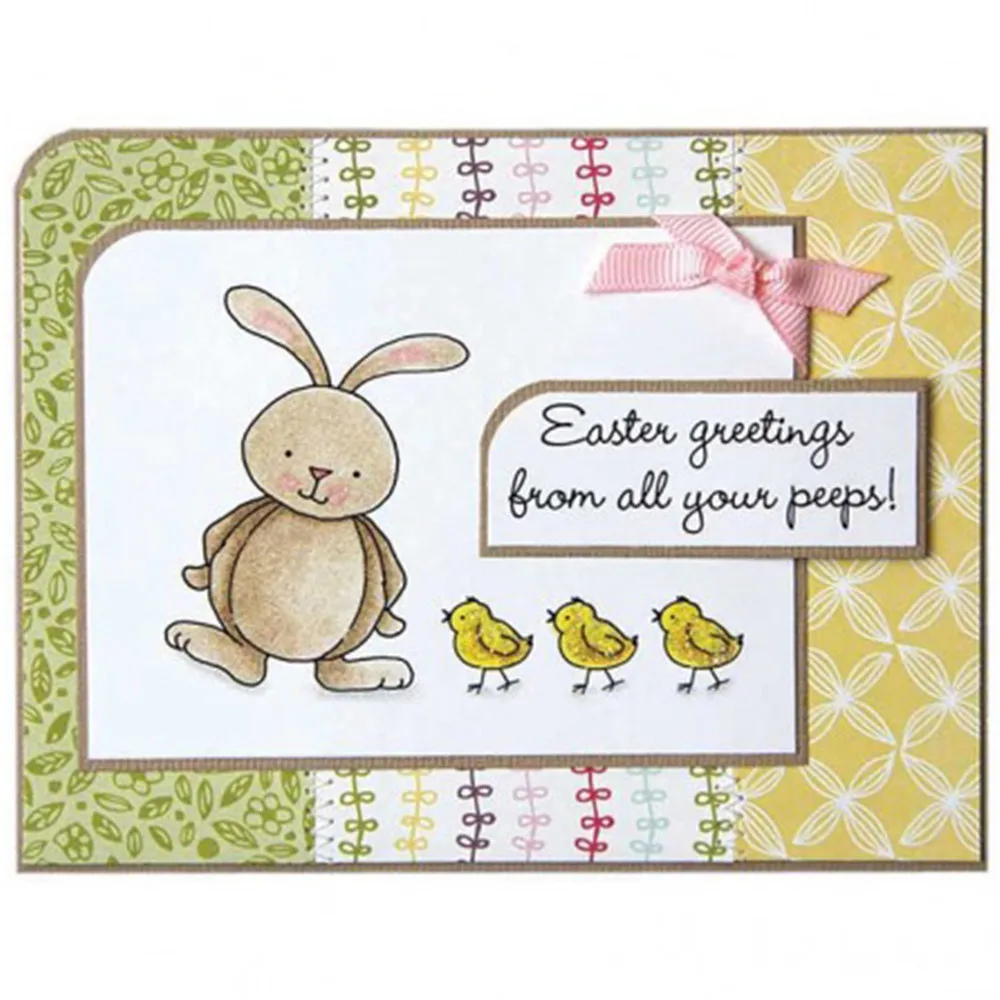 

Eastshape Easter Rabbit Metal Cutting Dies for Scrapbooking New 2019 Die Cuts for Card Making Stitch Craft Dies