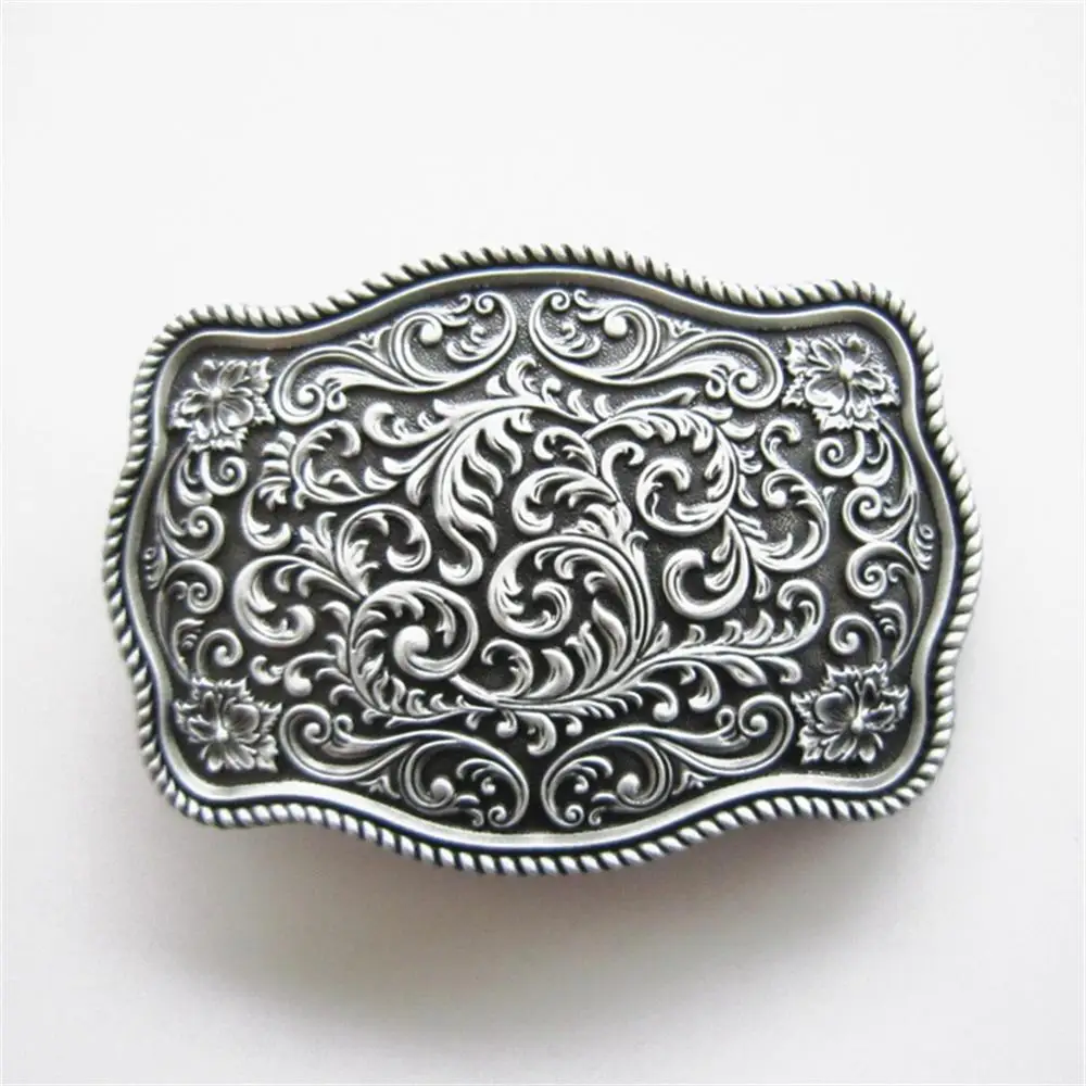 

New Vintage Western Cowboy Flower Pattern Belt Buckle Gurtelschnalle Boucle de ceinture also Stock in the US BUCKLE-WT142AS