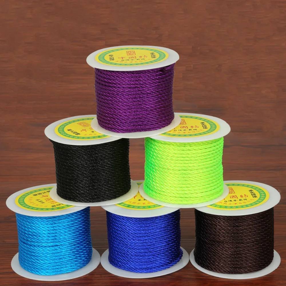 27 Yards/Roll Multi Colors Hand Materials 3mm Durable Sewing Thread