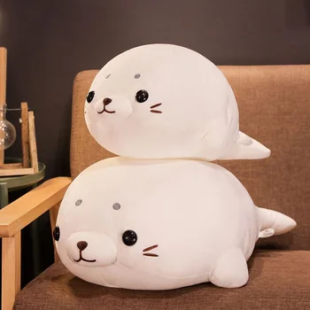 

50/60 cm Ocean Seals Plush Animals Doll Toys Soft Stuffed Pillow Baby Cushion Doll Bedding For Adults Kids