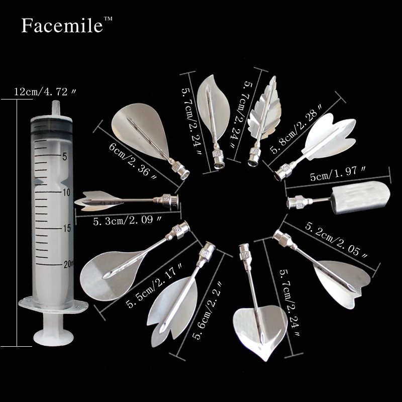 Facemile Бесплатная доставка 11 шт./компл. 3D Желе Цветок художественный подарок 3 шт