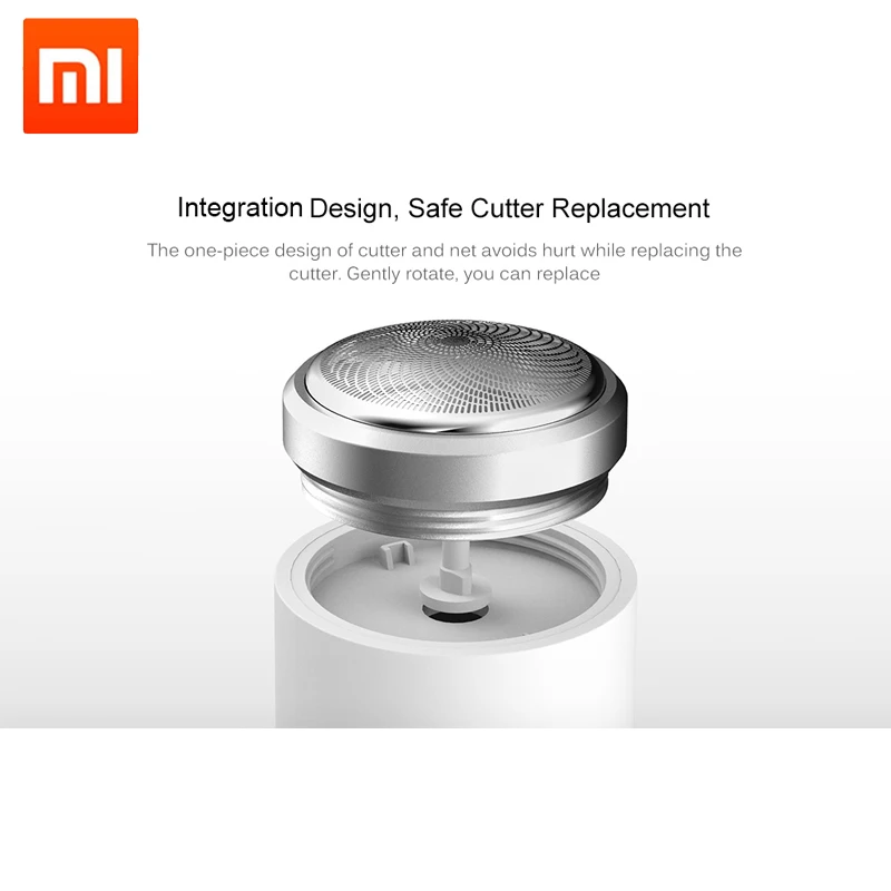 XIAOMI WHITE ED1 электрическая бритва с умным управлением USB зарядка защита от