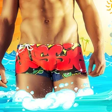 Горячие купальные костюмы короткий Боксер новая одежда для плавания мужская пляжная сёрфинга сексуальный купальный костюм плавки летние мужские шорты для плавания