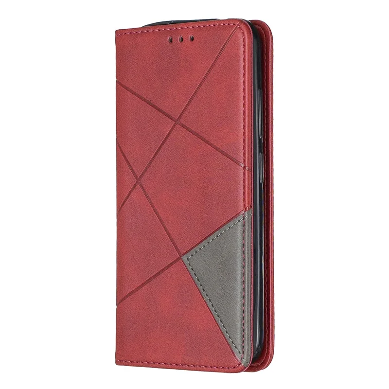 Магнитный поглощающий кожаный чехол-кошелек для Nokia 7,2, флип-держатель для карт, подставка-книжка для Nokia 7,2 чехол - Цвет: Красный