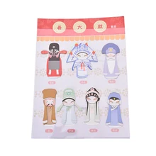 7 шт. закладки маркер для книг Marcador De Livro Китайская традиционная Пекинская опера мини закрепить зажим для бумаги Памятка