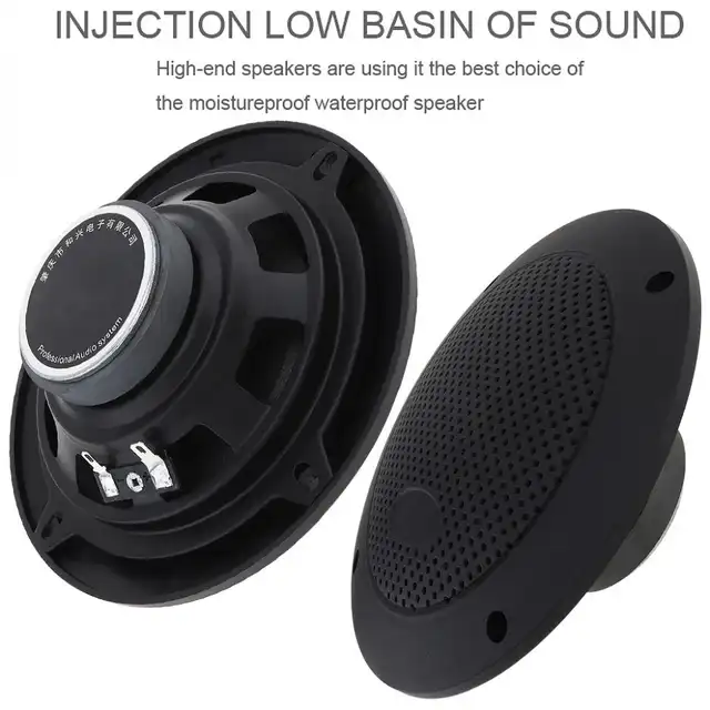 2pcs 5 Inch 90w Car Hifi Coaxial Loud Speaker 129 X 129 Mm Vehicle