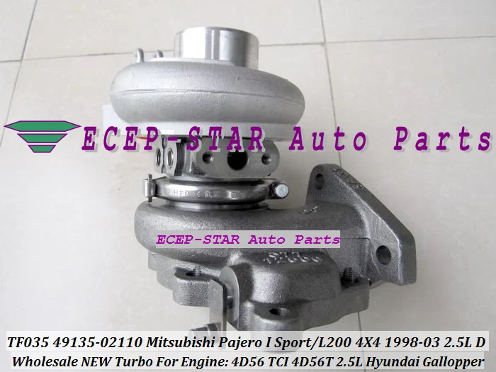 TF035 49135-02110 28200-4A200 Turbo турбонагнетатель для Mitsubishi Pajero Sport L200 4X4 для HYUNDAI Gallopper 4D56 ТИЦ 4D56T 2.5L