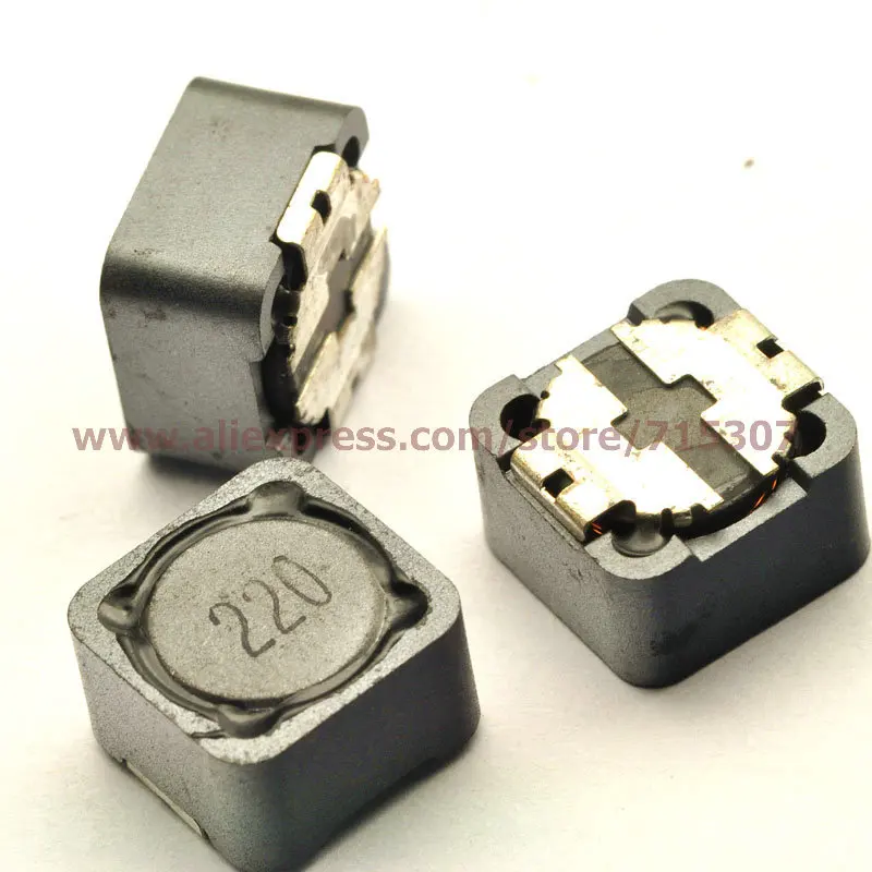 

PHISCALE 30pcs of smd shielded power inductor 22UH 220 12*12*7