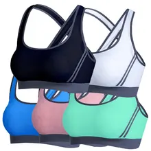 Сетчатый дышащий спортивный бюстгальтер без косточек пуш-ап Мягкий противоударный спальный Бюстгальтер Йога Бег BH девушка