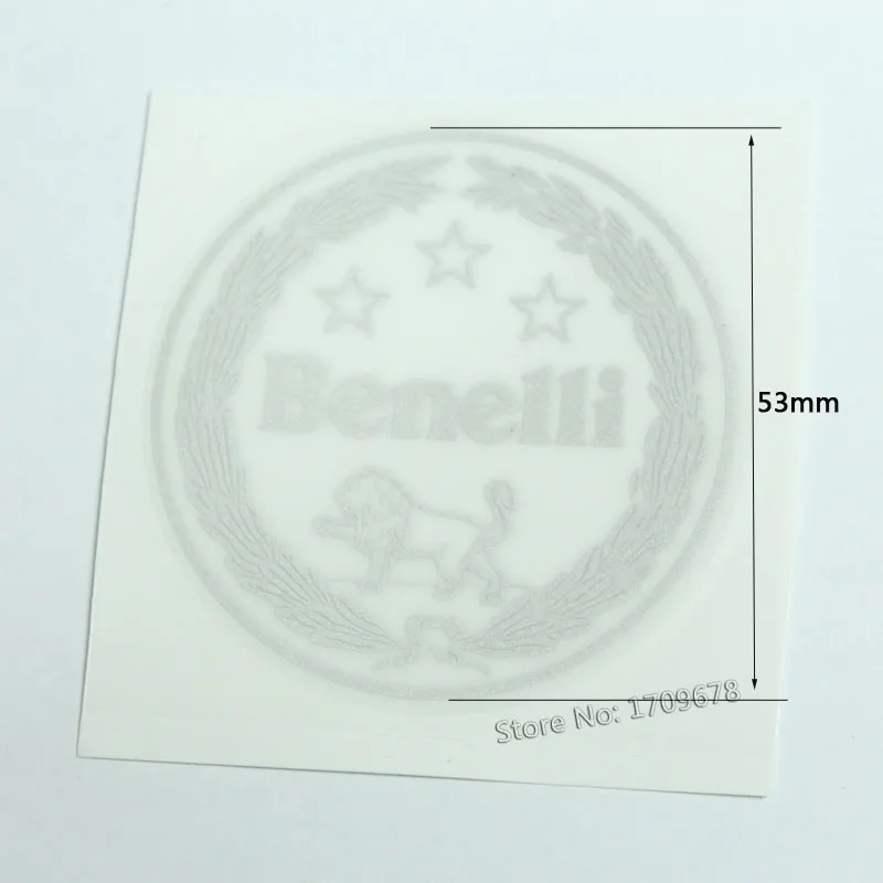 

Benelli sticker Round diameter 53mm 2D White