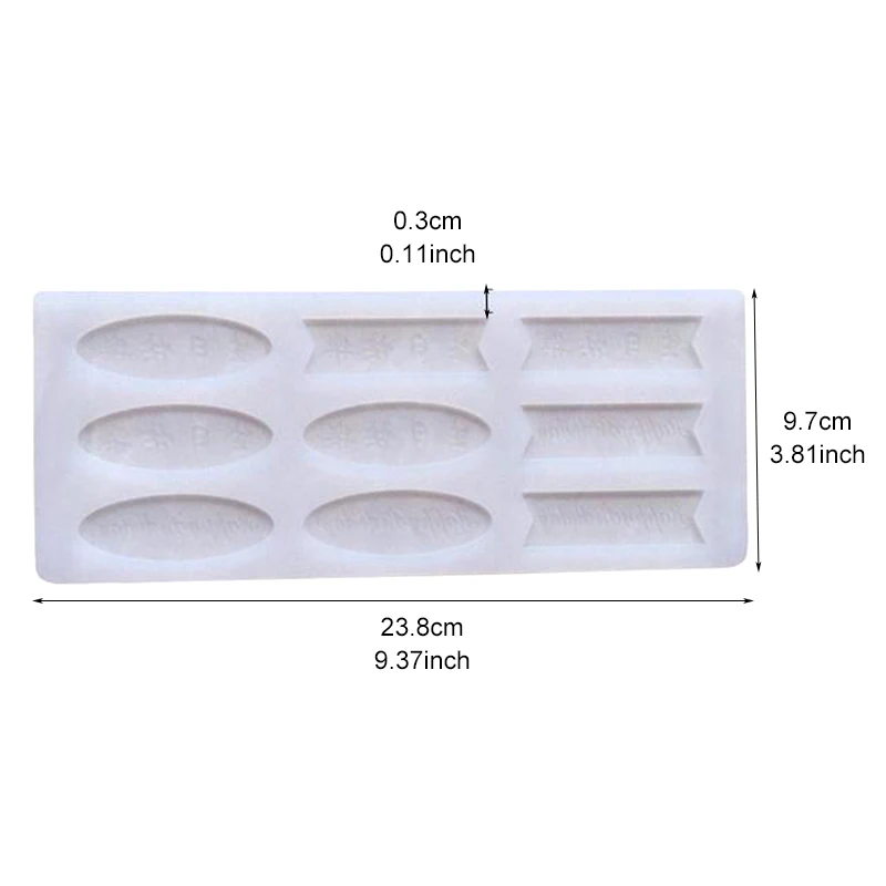 Silicone Chocolate Mold For Fondant Cake Decorating Tools Happy Birthday Molds Bakery Dessert Cookie Pastry Mould Baking Tool