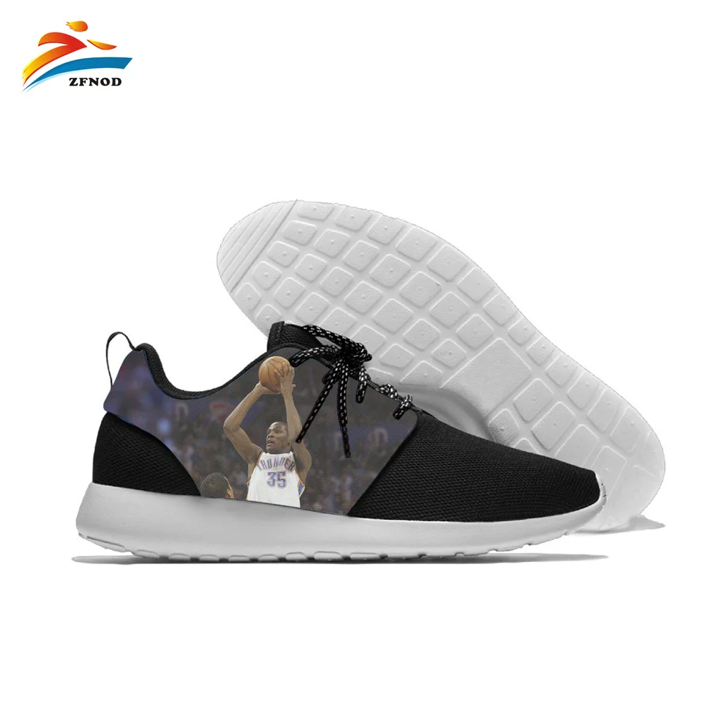 

Kevin Durant Plus size 3D Print shoes Fashion Mens Funny Mesh Spring/Autumn Breathable handmade mens black shoes