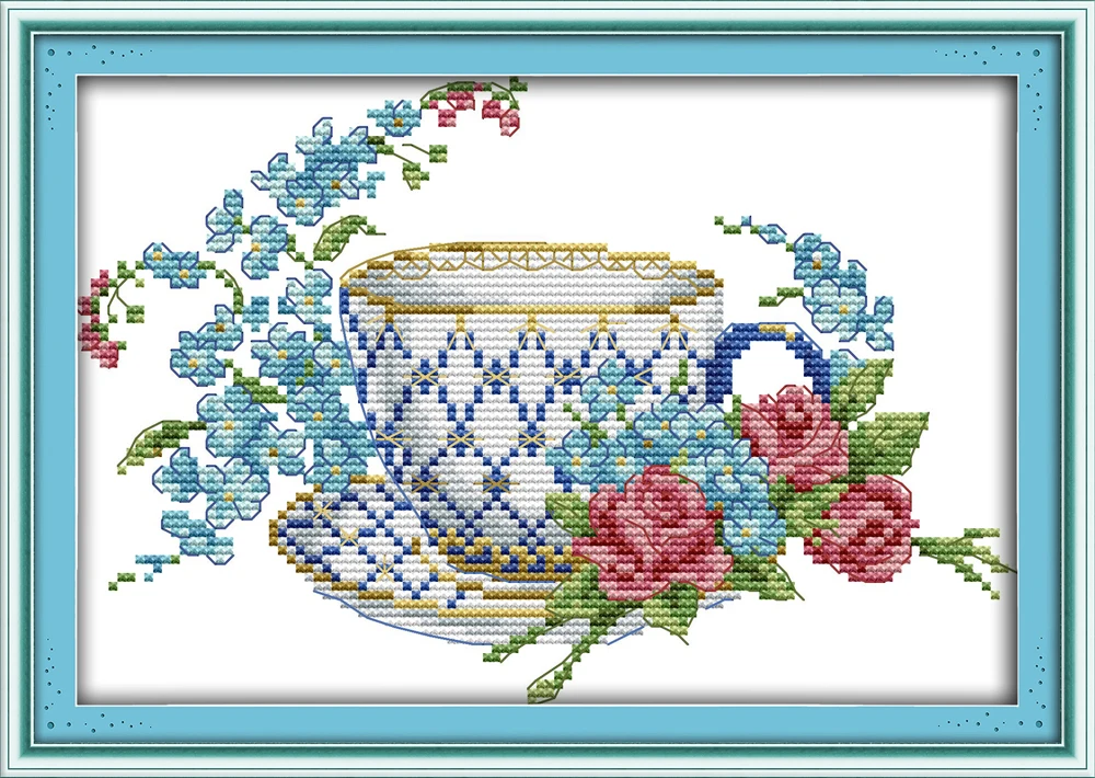 Набор для вышивки кофе Joy Sunday J259 J261 J286 J312|counted cross stitch kits|cross kits14ct kits |