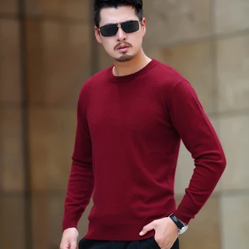 

Winter Men Casual Warm Slim Sweater Knitted Long Sleeve Patchwork Pullover Male Elastic Solid Sexy Spring Basic Tops O-Neck