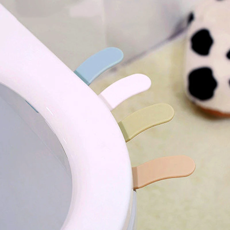 

New Cute Cartoon Toilet Cover Lifting Device Toilet Lid Portable Handle House Accessories Bath Bathroom Products Hot Sale