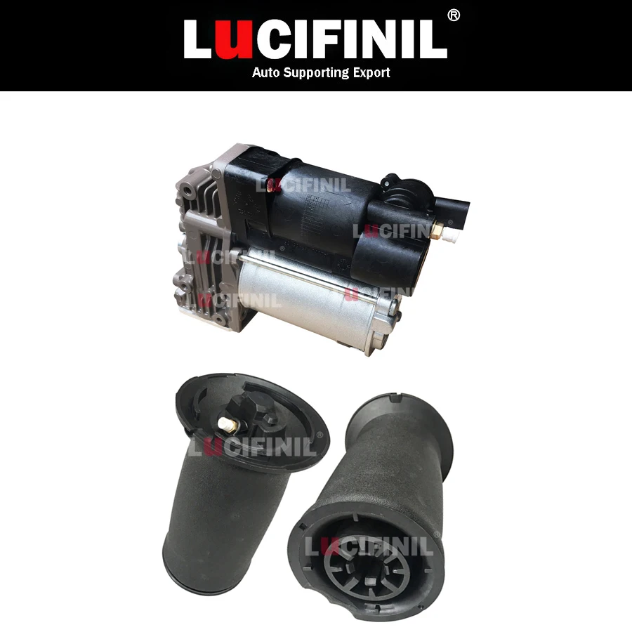 

LuCIFINIL Air Suspension Air Compressor Air Ride Rear Air Spring Bag For BMW 5-SERIES E61 37126765602 37126765603 37106793778