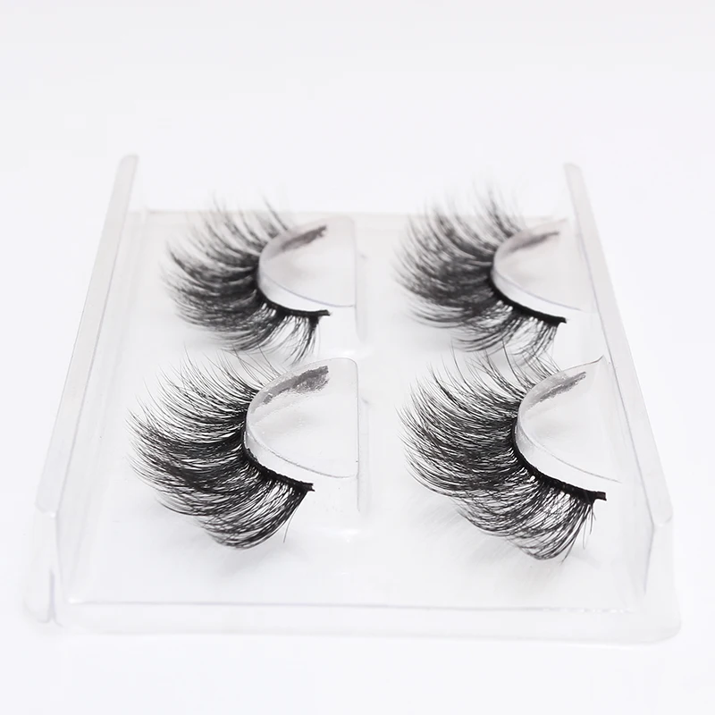 LEHUAMAO 2 Pairs 3D Mink Lashes Natural Long False Eyelashes Dramatic Volume Fake Lashes Makeup Eyelash Extension Silk Eyelashes LEHUAMAO 2 Pairs 3D Mink Lashes Natural Long False Eyelashes Dramatic Volume Fake Lashes Makeup Eyelash Extension Silk Eyelashes