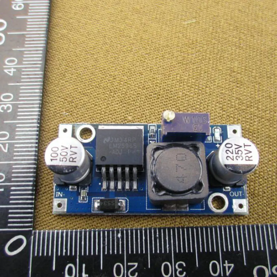 1 шт. крохотные LM2596 питания DC/DC БАК 3A регулируемая доллар регулятор модуль ультра