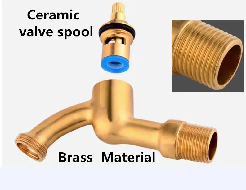G1/2 современная мода сад латунь удлинить быстро открыть кран для моющей машина кран холодной воды вытирать бассейн краны