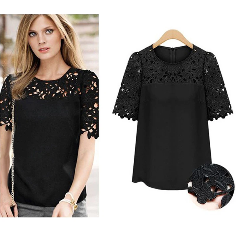 Chiffon Blouse Tops Fashion Women Blouses 2016 Summer