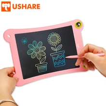 USHARE дюймов 8,5 дюймов красочные цифровой записи планшеты чертёжные доски и электронные графика графический планшет для детей офисные принадлежности
