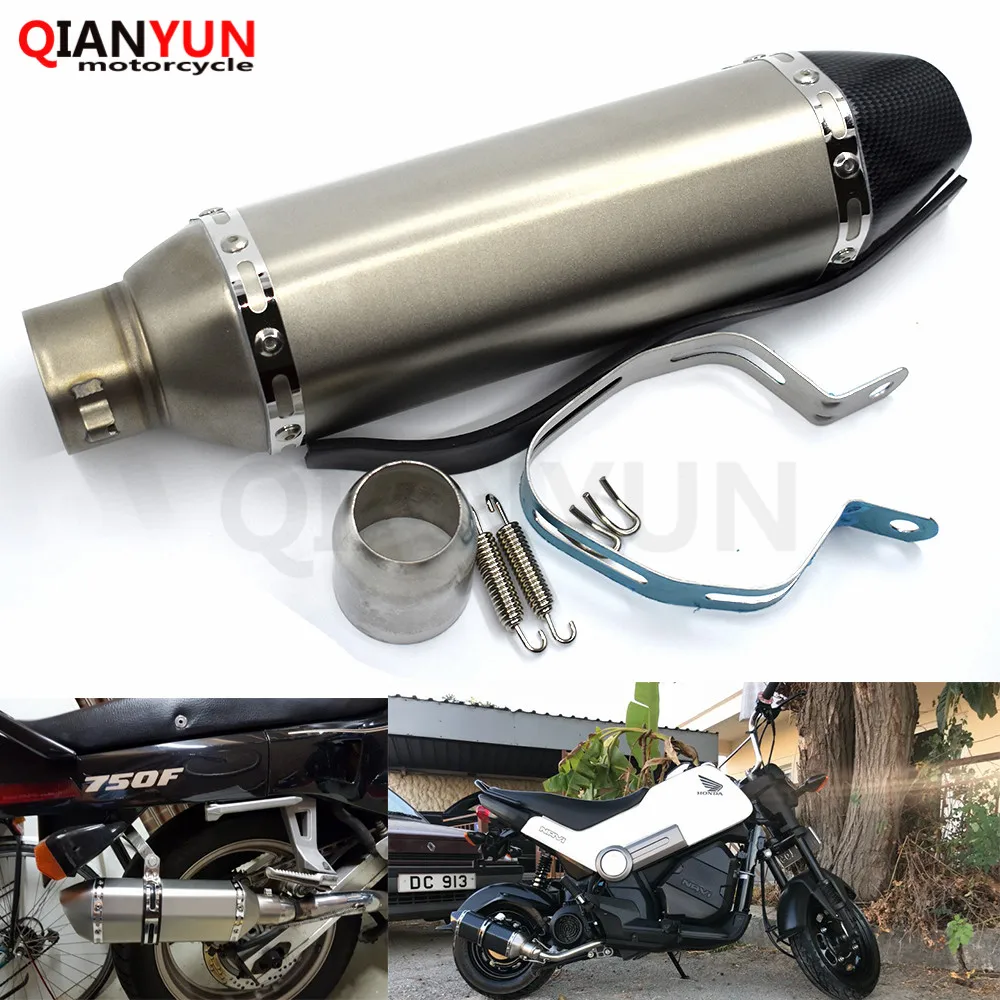 

for Motorcycle parts Exhaust Universal 51mm Stainless Steel Motorbike Exhaust Pipe For Aprilia 1200 For Ducati MS4 M900 996 748